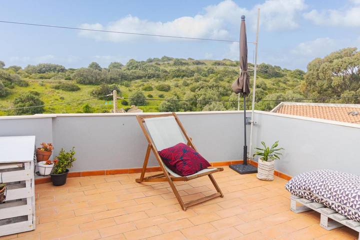 Casa de férias para 3 pessoas, com vista e terraço em Raposeira