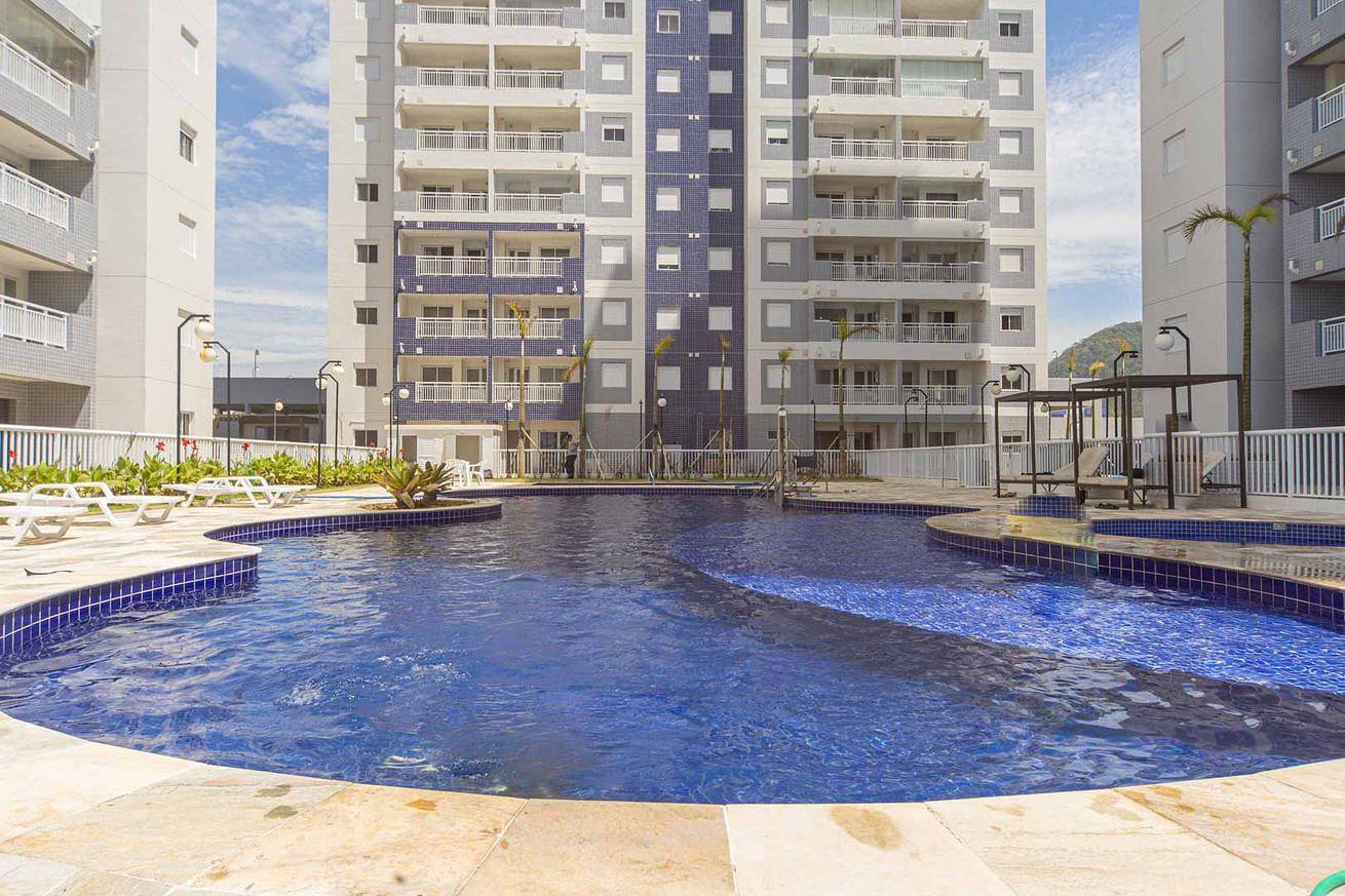 Ganze Wohnung, Ferienwohnung für 6 Personen mit Balkon in Mongaguá, Baixada Santista
