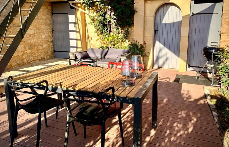 Location de vacances pour 3 personnes, avec jardin et vue, animaux acceptés à Groléjac - 4