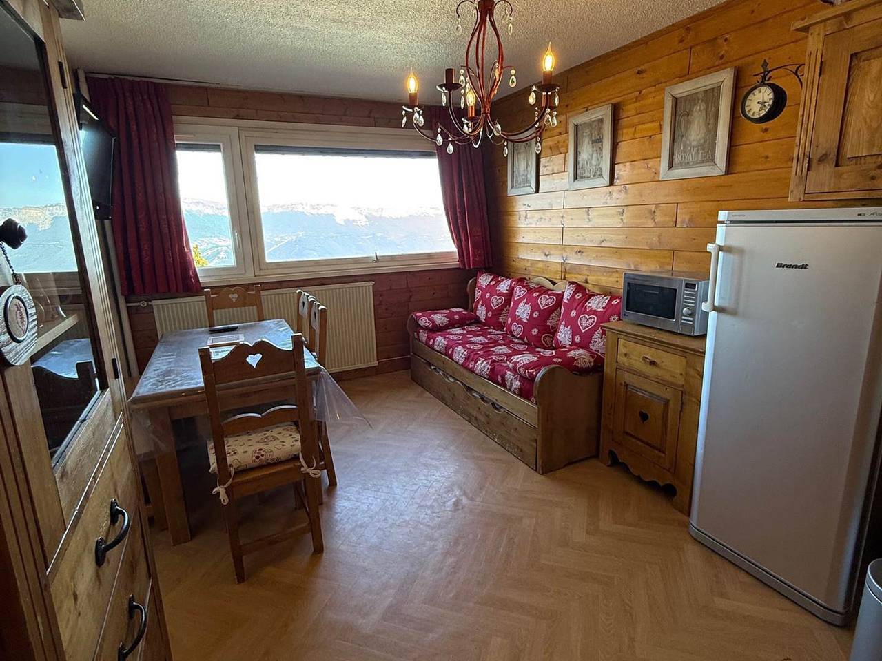 Appartement entier, Location 2 pièces 5 pers au pied des pistes in Prapoutel, Les Adrets