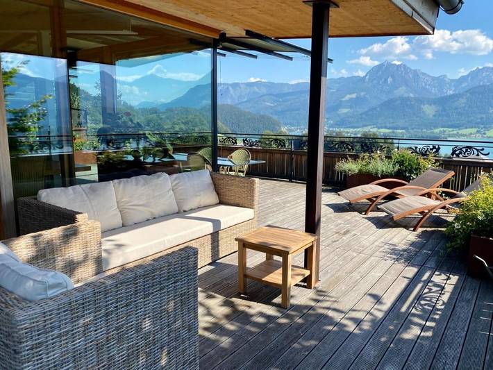 Ferienwohnung für 2 Personen, mit Ausblick und Seeblick sowie Terrasse, mit Haustier in Sankt Wolfgang im Salzkammergut - 3