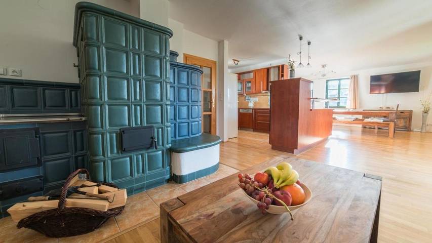 Ferienwohnung für 11 Personen, mit Ausblick und Garten im Böhmerwald