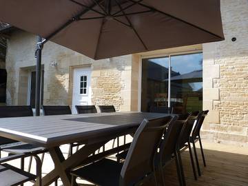 Gîte pour 8 personnes, avec terrasse à Mathieu (Calvados)