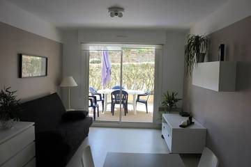 Gîte pour 4 personnes, avec terrasse et jardin dans Plage de Mr Hulot