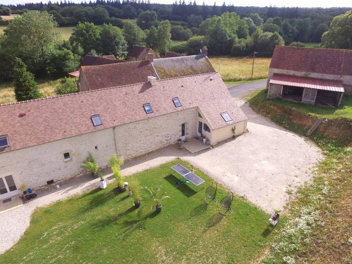 Gîte pour 10 personnes, avec terrasse