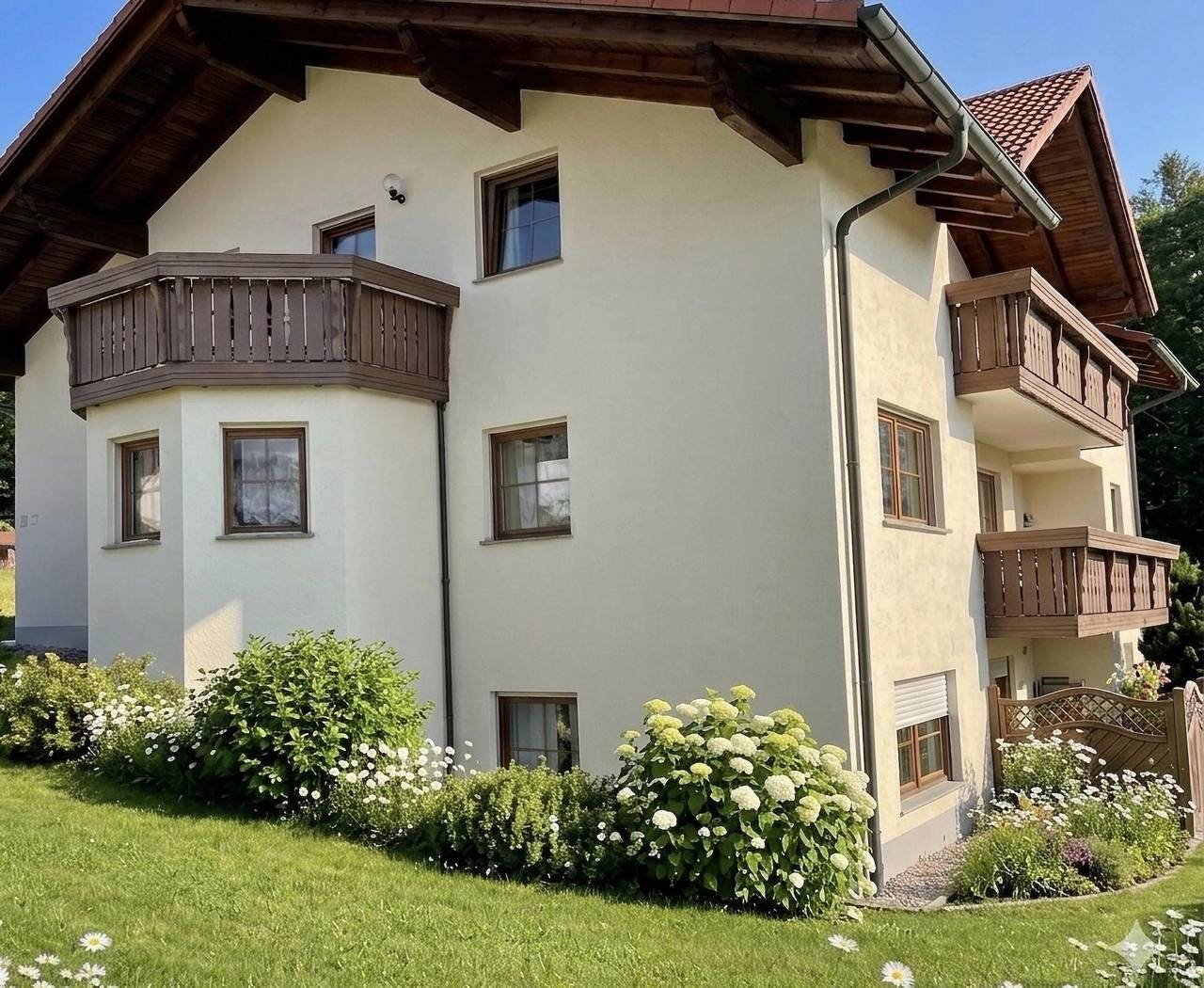 Haus Panorama - Ferienwohnung 2 mit Terrasse in Hohenau, Ostbayern