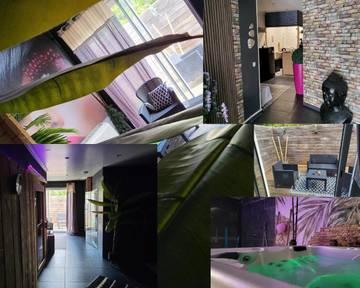 Cottage pour 6 personnes, avec terrasse et jacuzzi ainsi que jardin et sauna, animaux acceptés à Nœux-les-Mines