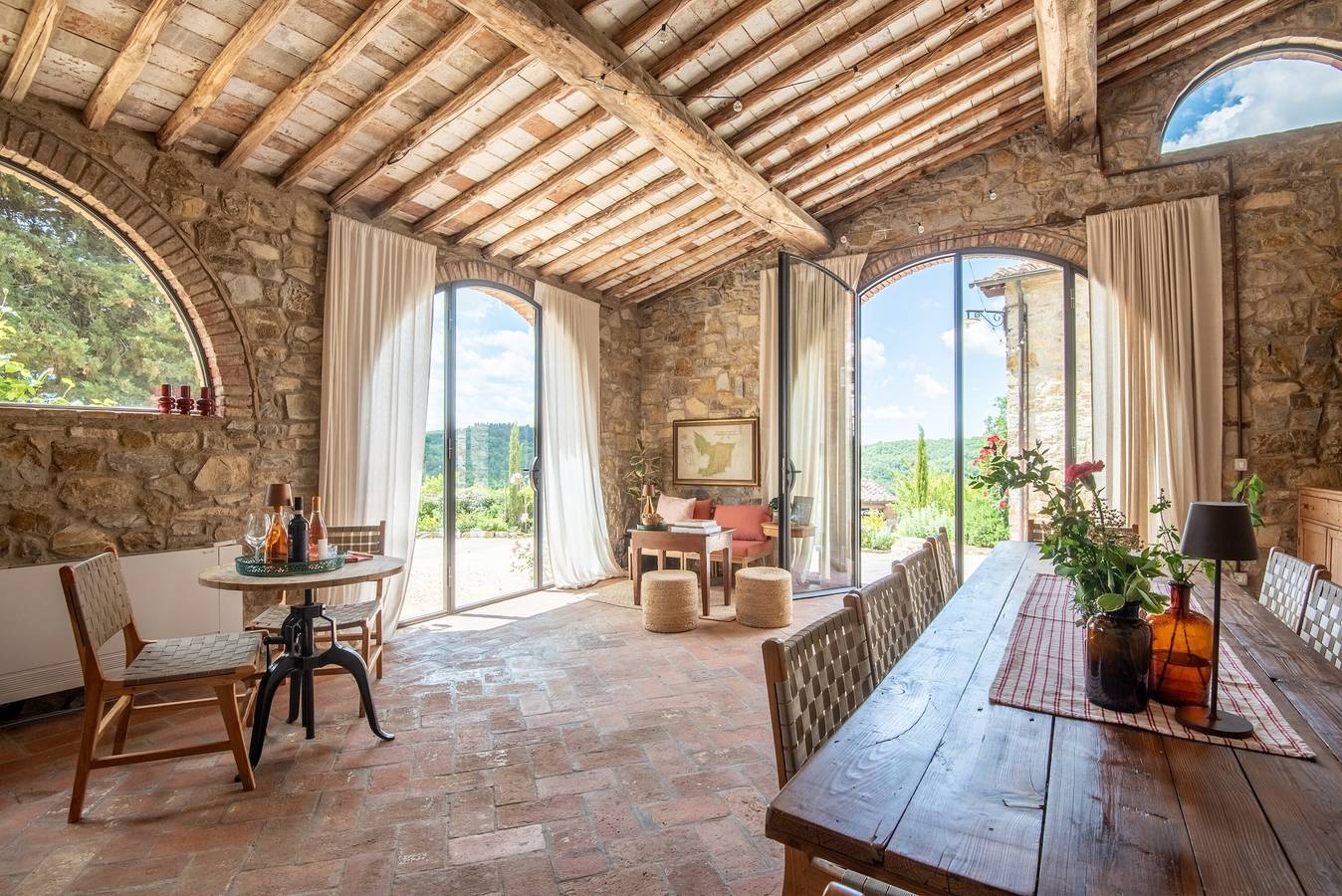 Podere Ferrale – Toskanische Villa im Chianti mit Pool & Sonnenuntergangsblick (10 Gäste) in Radda in Chianti, Chianti