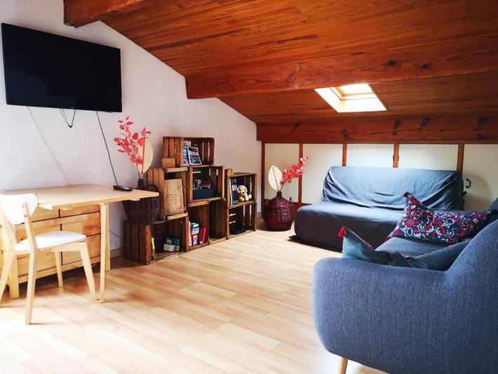 Gîte pour 8 personnes, avec piscine et vue ainsi que jardin et terrasse à Ascain - 2