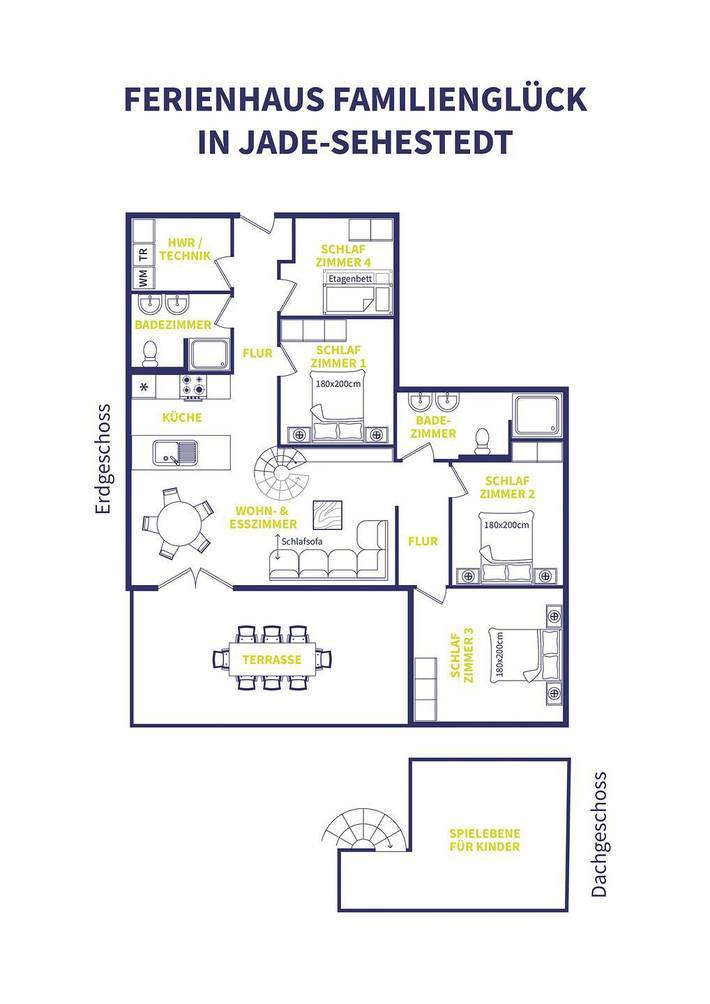 Ferienhaus für 10 Personen, mit Ausblick und Garten sowie Pool und Sauna, mit Haustier in Jade - 2