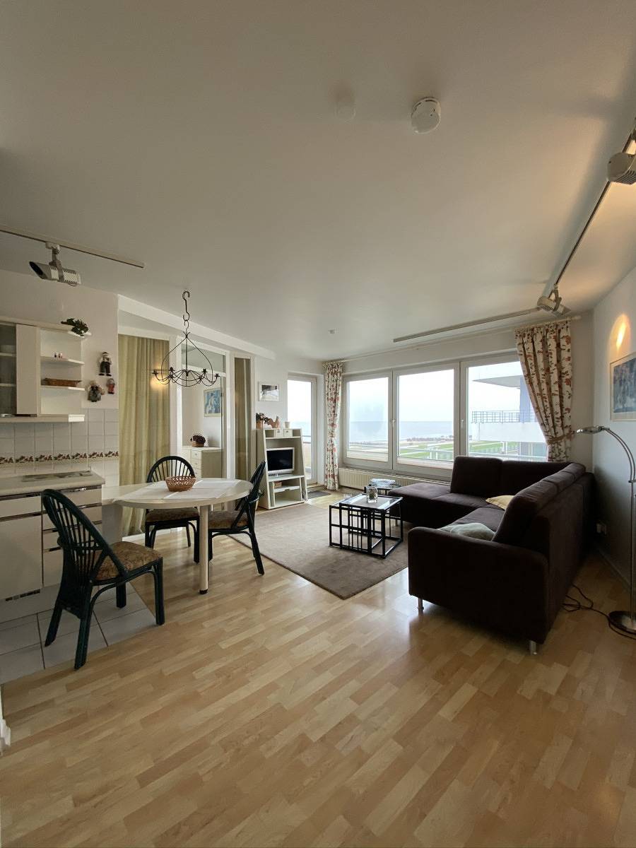 Ganze Wohnung, Residenz Meeresbrandung, Ferienwohnung 26 mit vollem Meerblick in der 3. Etage in Duhnen, Cuxhaven