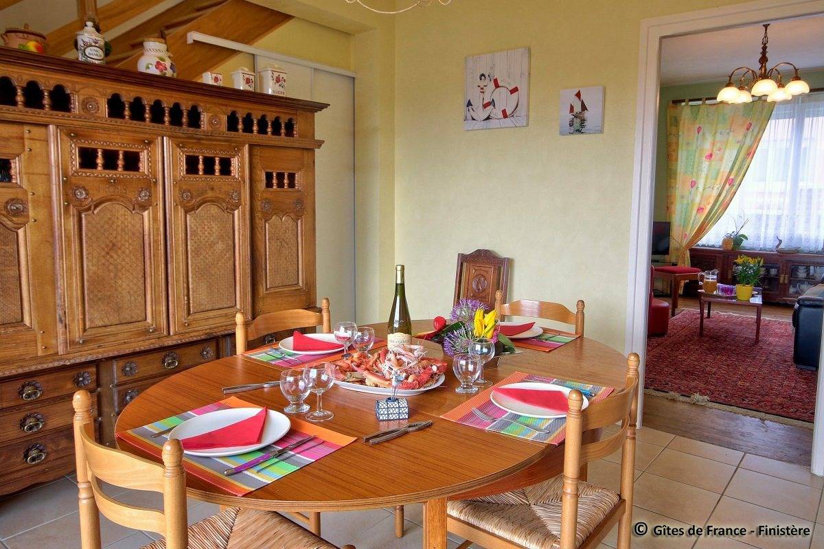Gîte für 6 Personen mit Terrasse in Concarneau, Côte de Cornouaille