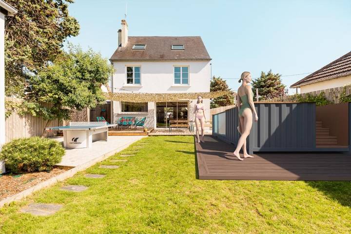 Location de vacances pour 8 personnes, avec jardin et piscine, animaux acceptés dans Kairon Plage - 2