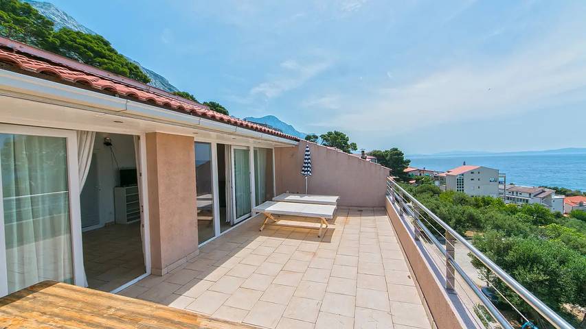 Gîte pour 4 personnes, avec terrasse, animaux acceptés à Brela