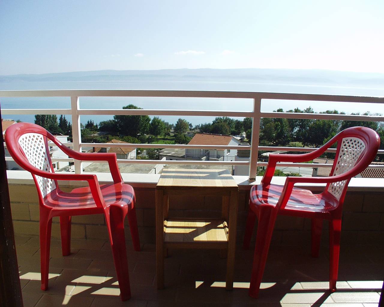 Ganze Wohnung, Studio Appartement mit Balkon und Meerblick Duce, Omis As-945-b in Dugi Rat, Omis-Riviera