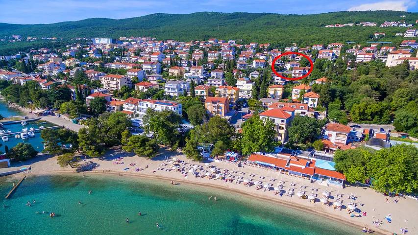 Ferienwohnung für 3 Personen, mit Terrasse in Crikvenica