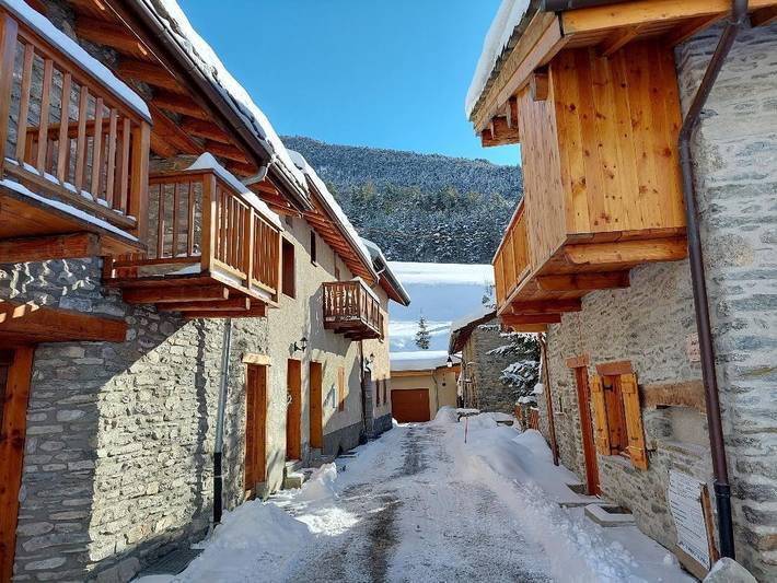 Chalet pour 3 personnes, avec jardin, animaux acceptés dans Val-Cenis