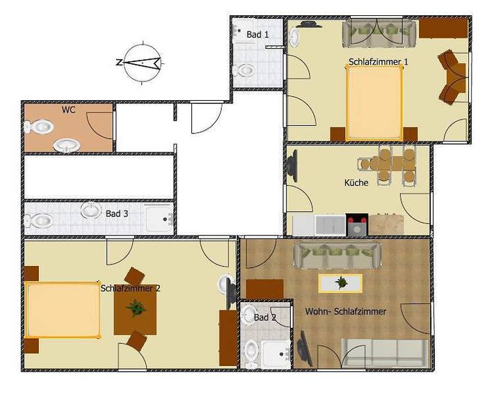 Ganze Ferienwohnung, Appartement Traumblick in Tuxer Alpen, Fügen