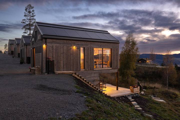 Ferienhaus für 2 Personen, mit Meerblick und Terrasse sowie Seeblick - 1