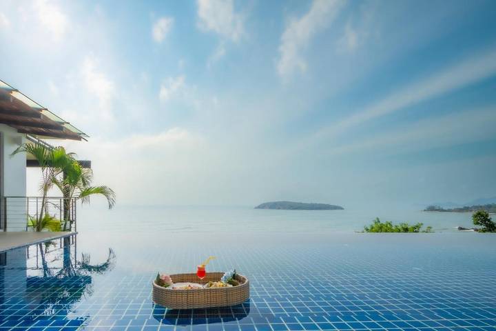 Hotel dla 2 osób, z widok i ogród oraz basen w Koh Samui