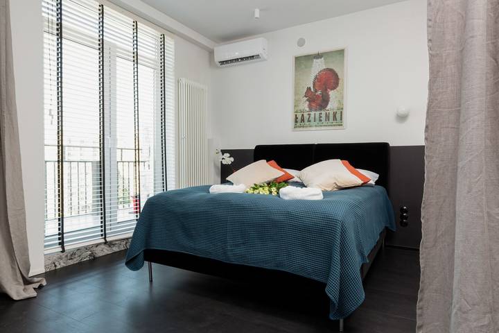 Studio dla 2 osób, z Balkon i Taras w Mazowsze