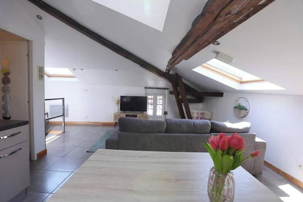 Ganze Wohnung, Charming rooftop cocoon in Vizille in Vizille, Isère