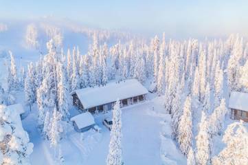 Gîte pour 8 personnes, avec sauna et jardin à Ruka