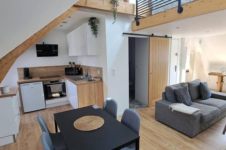Holiday rental for 3 people, with Terrace and Garden as well as View in Cherbourg-Octeville