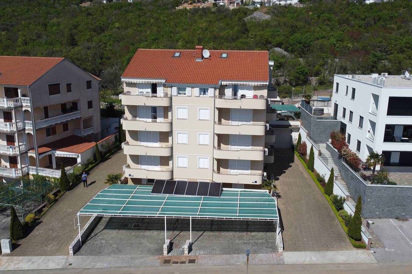 Entire apartment, Studio flat with balcony and sea view Dramalj, Crikvenica As-19997-b in Dramalj, Primorje-Gorski Kotar