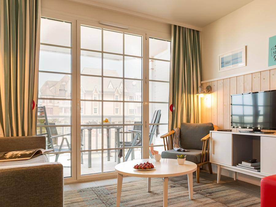Pierre & Vacances Premium Résidence de la Plage - Appartement 4 personnes - 1 chambre - Vue sur la mer in Le Crotoy, Région d'Abbeville