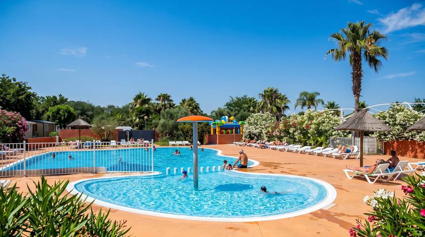 Casa rodante para 4 personas, con Jardín en Languedoc-Rosellón