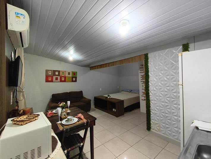 Casas e apartamentos de temporada para 3 pessoas, com terraço e jardim em Itapema