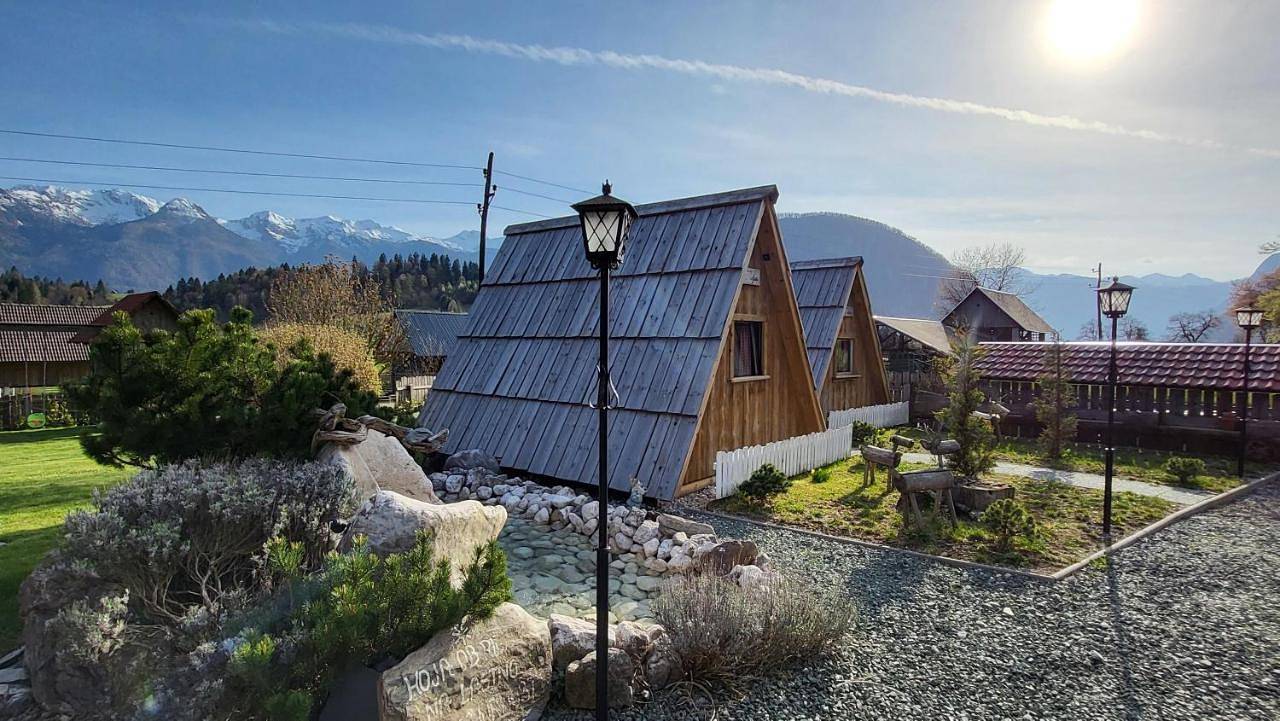 Garden Eco houses Čebelica in Wochein, Triglav Nationalpark