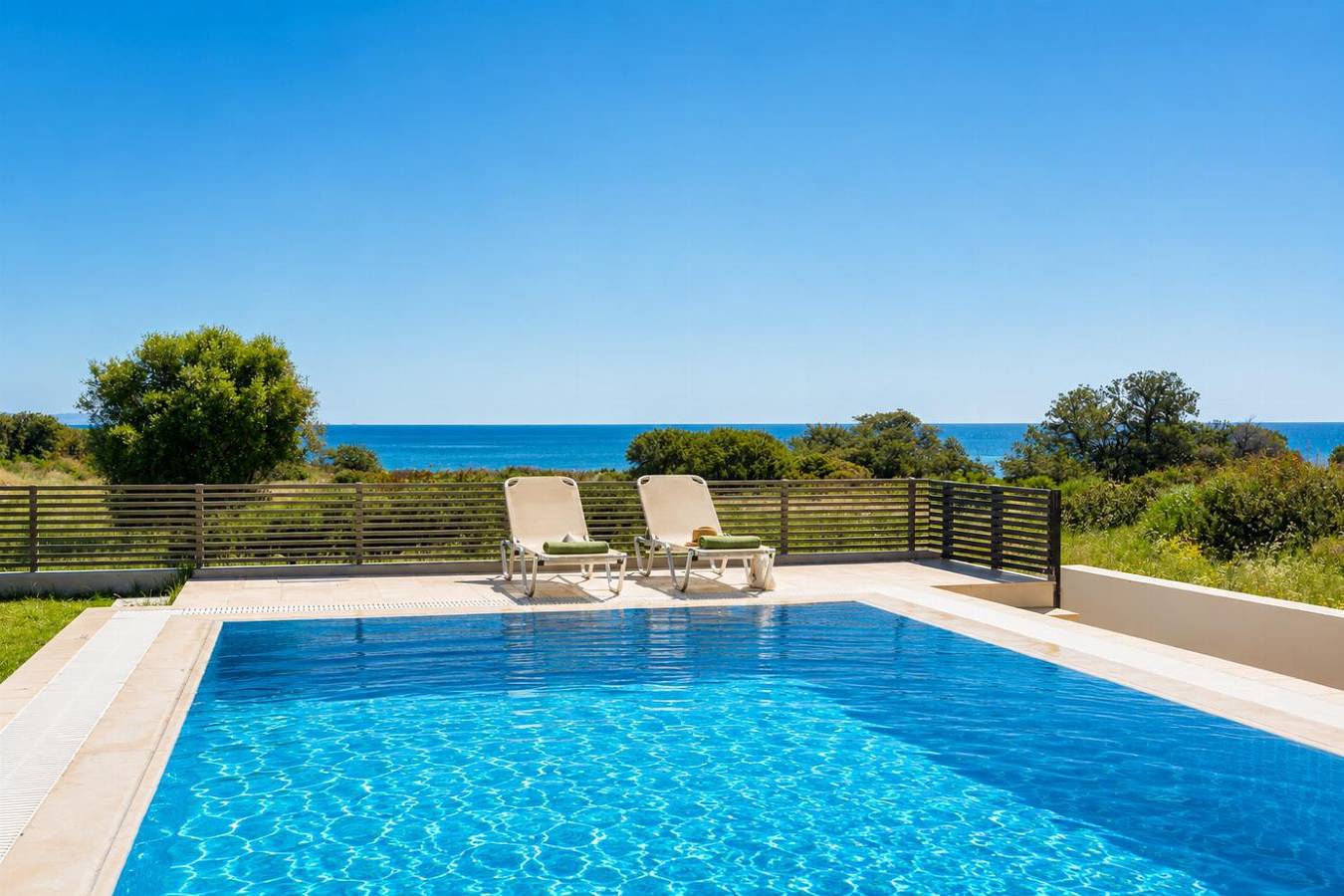 Villa Blue Wave Tria in Rhodes
