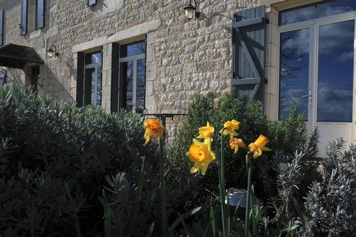 Location de vacances pour 10 personnes, avec piscine et sauna ainsi que jardin et vue à Andillac - 3