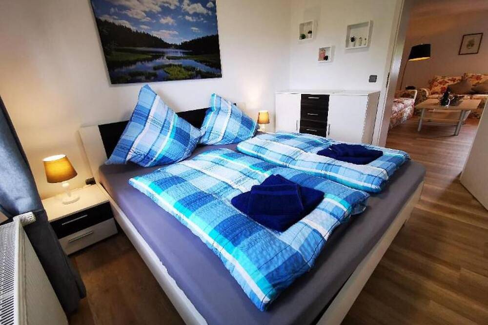 Ganze Wohnung, 5 Sterne Ferienwohnung (100qm) mit 2 Schlafzimmern und Garten in Sankt Oswald-Riedlhütte, Šumava Mountains