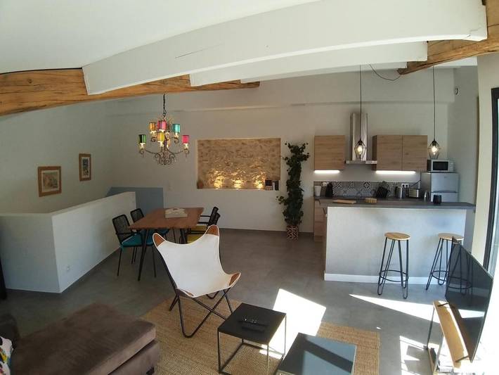 Ferienwohnung für 4 Personen, mit Whirlpool und Terrasse