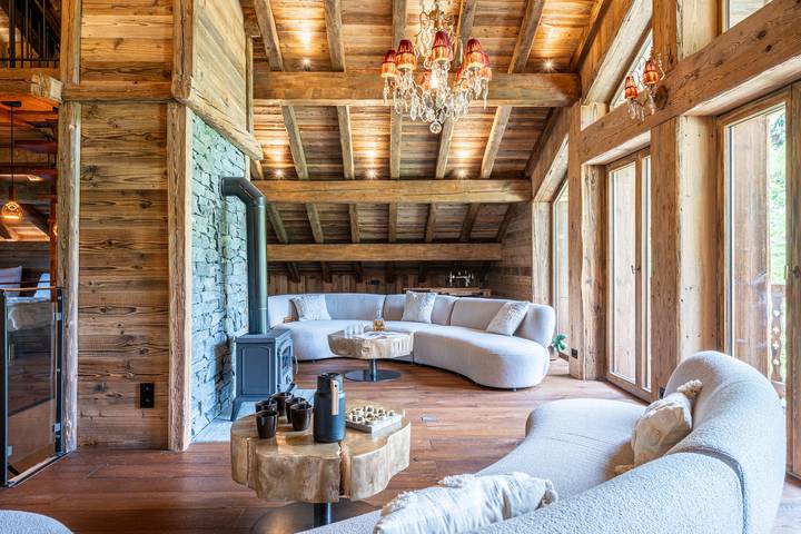 Gîte pour 18 personnes, avec jacuzzi ainsi que sauna et jardin à Champagny-en-Vanoise - 4