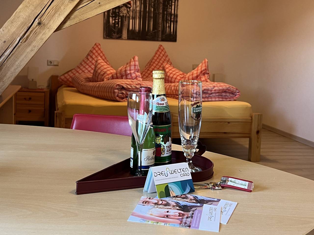 Entire studio, Studio Apartment 'Apartment Schweizblick, 35 Qm' with Shared Garden and Wi-Fi in Görwihl, Southern Black Forest