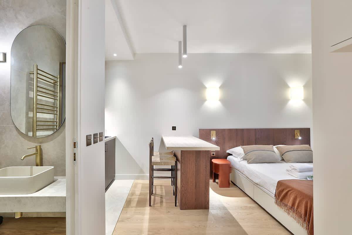 Gehele studio, Studio voor 2 personen in Parijs, Ile de France