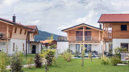 Ferienhaus für 8 Personen, mit Garten und Sauna sowie Terrasse, mit Haustier in Inzell