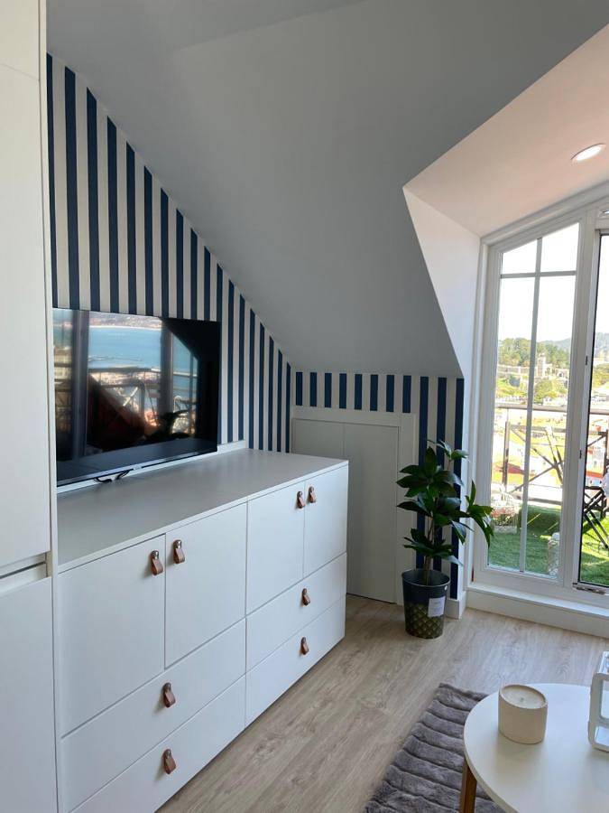 Apartamento inteiro, Estudio impresionantes vistas con terraza y piscina in Baiona (Galiza), Rias Baixas