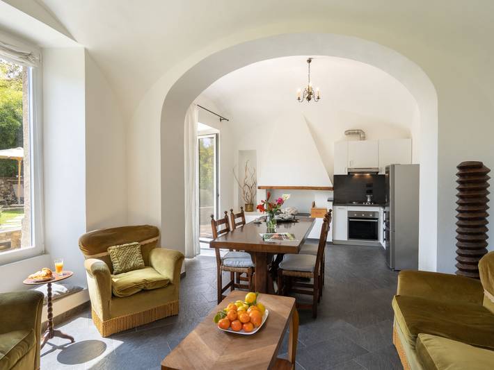 Ferienwohnung für 10 Personen, mit Garten und Terrasse sowie Ausblick, mit Haustier in Dolcedo - 3