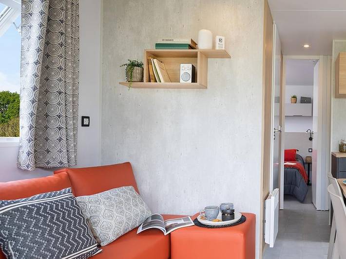 Camping Sites et Paysages - Les Pinèdes  - Mobilheim 4 personen - Cottag Privilège Océane in La Colle-sur-Loup, Mittelmeerküste (Frankreich)