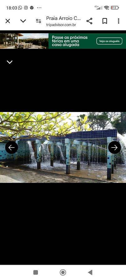 Casas e apartamentos de temporada para 5 pessoas, com jardim e vista para o lago em Jaguaruna