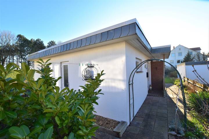 Bungalow für 3 Personen, mit Terrasse und Garten