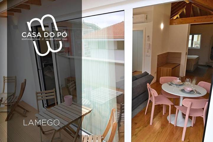 Apartamento de férias para 4 pessoas, com terraço e vista em Lamego