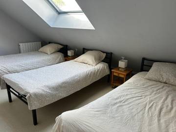 Chambre d’hôte pour 3 personnes, avec vue et jardin à Fégréac