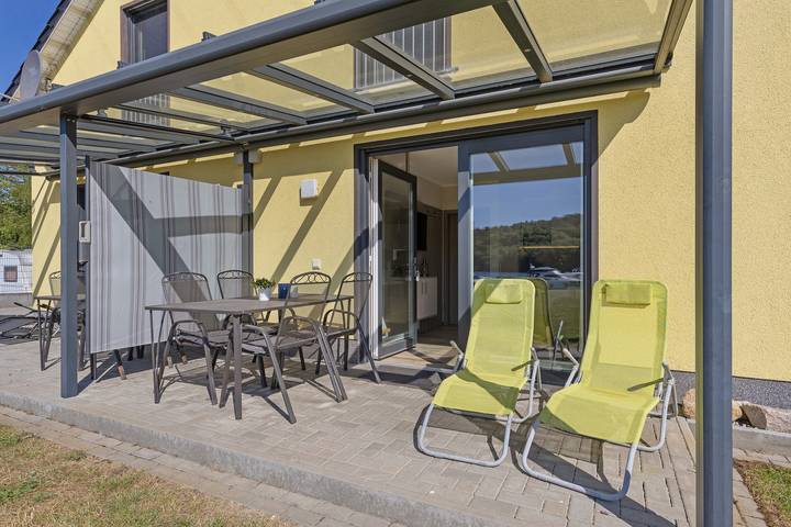 Ferienwohnung für 4 Personen, mit Garten und Seeblick in Joachimsthal
