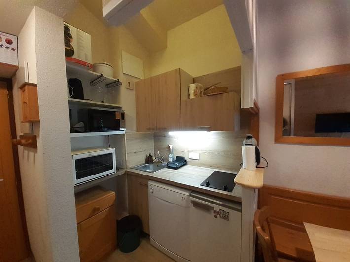 Studio entier, Studio avec balcon vue montagne - 4 pers. in Valfréjus, Modane